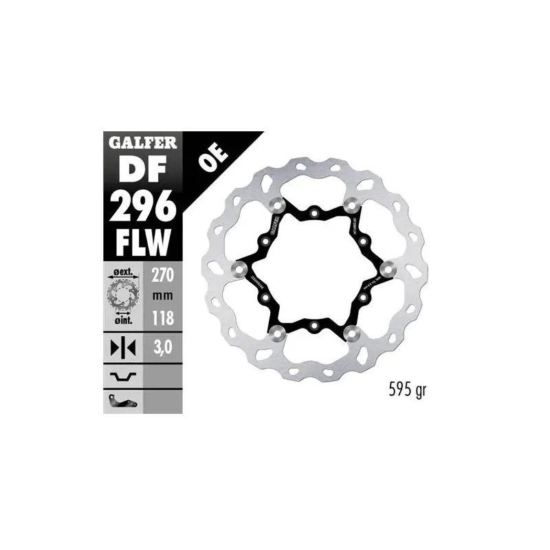 Disco freno moto Galfer Wave flotante 270x3mm DF29