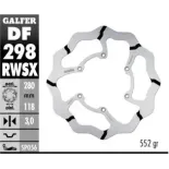 Disco freno moto flotante Galfer Wave DF298RWSX