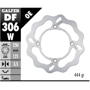 Disco freno moto Galfer Wave fijo  250x3.5mm DF306