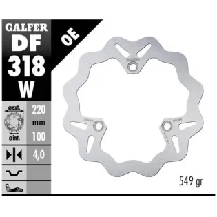 Disco freno moto Galfer Wave fijo 220x4mm DF318W