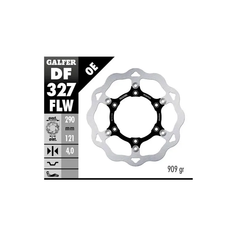 Disco freno moto Galfer Wave flotante 290x4mm DF32
