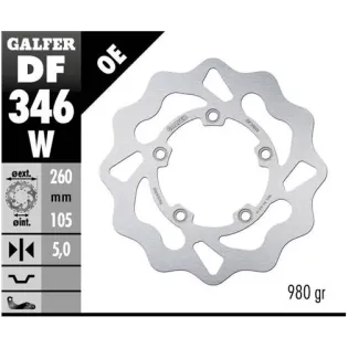 Disco freno moto Galfer Wave fijo 260x5mm DF346W