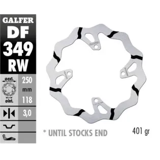 Disco freno moto Galder Wave fijo 250X3mm DF349RW