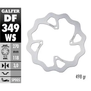 Disco freno moto moto Galfer Wave fijo 270x3mm DF3