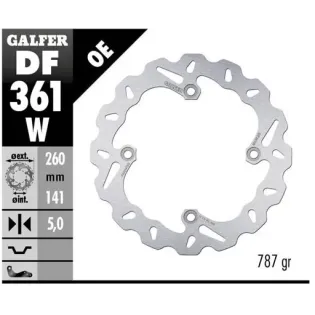 Disco freno moto Galfer Wave fijo 260x5mm DF361W