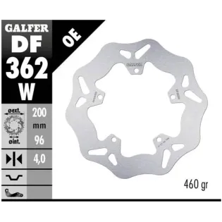 Disco freno moto Galfer Wave fijo 200x4mm DF362W