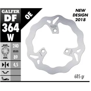 Disco freno Suzuki Burgman 125/200 Delantero & Trasero DF364W
