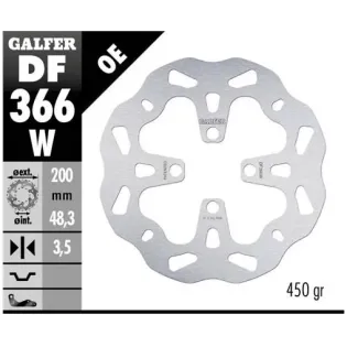 Disco freno moto Galfer Wave fijo 200x3.5mm DF366W