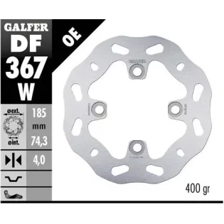 Disco freno moto Galfer Wave fijo 185x4mm DF367W