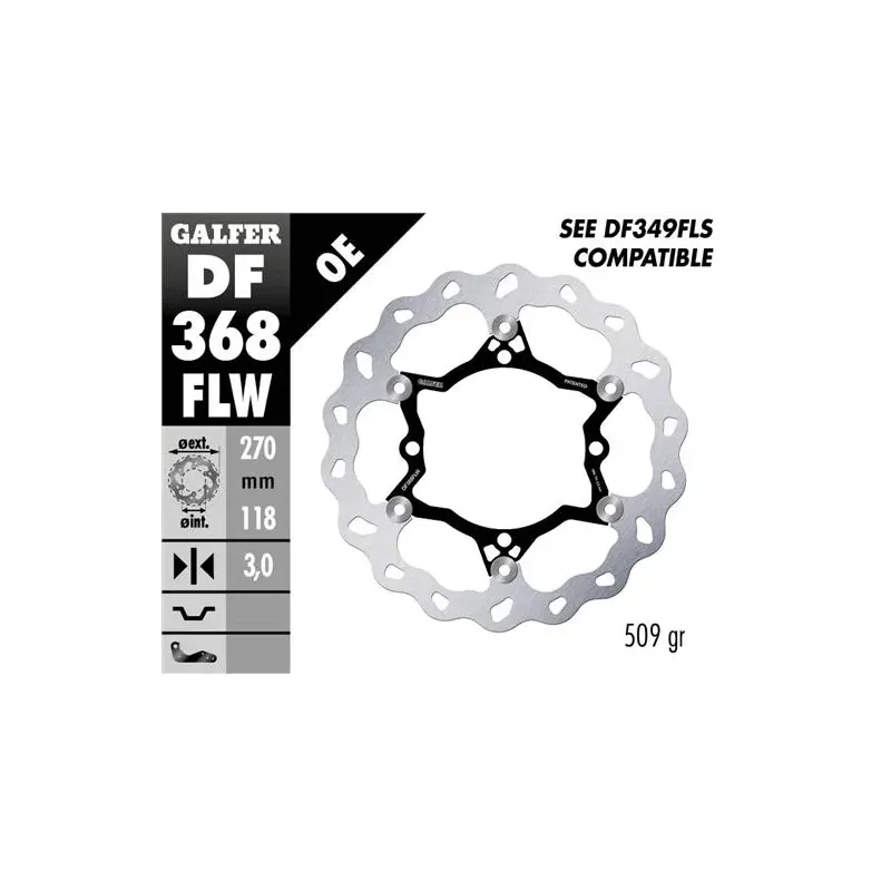 Disco freno moto Galfer Wave flotante 270x3mm DF36