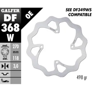 Disco freno moto Galfer Wave fijo 270x3mm DF368W