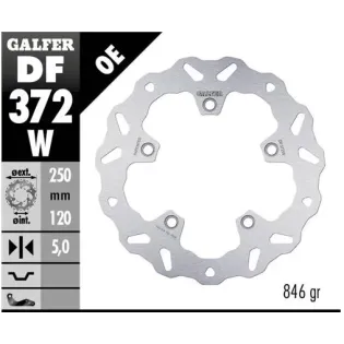 Disco freno moto Galfer Wave fijo 220x5mm DF372W