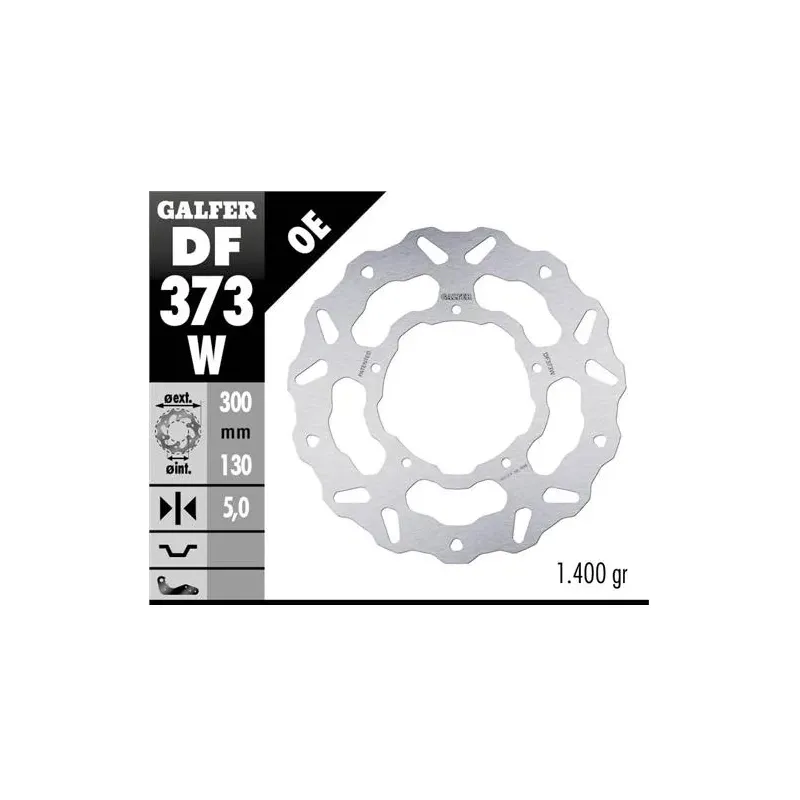 Disco freno moto Galfer Wave fijo 300x5.5mm DF373W