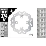 Disco freno moto Galfer Wave fijo 220x4mm DF374W