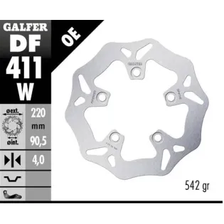 Disco freno moto Galfer Wave fijo 220x4mm DF411W