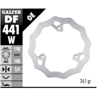 Disco freno moto Galfer Wave fijo 198x3mm DF441W