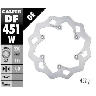 Disco freno moto Galfer Wave fijo 220x4mm DF451W