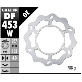 Disco freno moto Galfer Wave fijo 267x4mm DF453W
