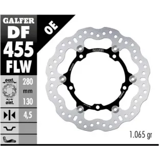 Disco freno moto Galfer Wave flotante 280x4.5mm DF