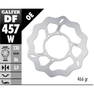 Disco freno moto Galfer Wave fijo 230x3mm DF457W