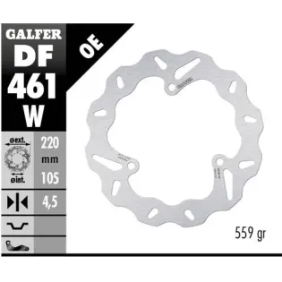 Disco freno moto Galfer Wave fijo 220x4.5mm DF461W