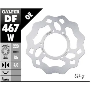 Disco freno moto Galfer Wave fijo 220x4mm DF467W