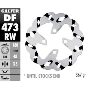 Disco freno moto Galfer Wave fijo 180X3.5Mm DF473R