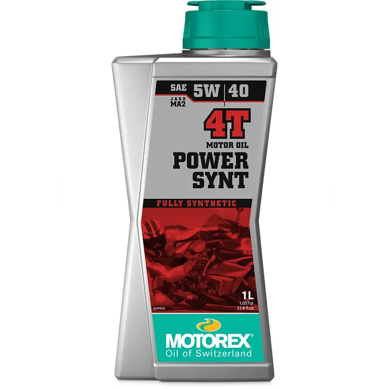 Aceite moto Motorex Power SYNT 4T 5W40 1L MT060H004T