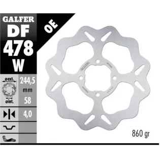 Disco freno moto Galfer Wave fijo 244.5x4mm DF478W