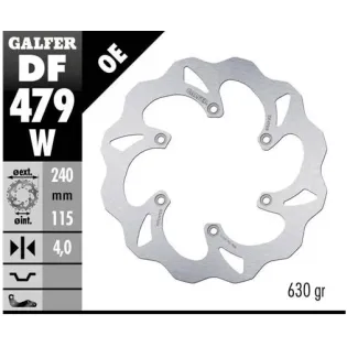 Disco freno moto Galfer Wave fijo 240x4mm DF479W
