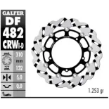 Disco freno moto Galfer Wave flotante izdo. DF482C