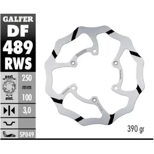 Disco freno moto Galfer Wave fijo 250X3mm DF489RWS