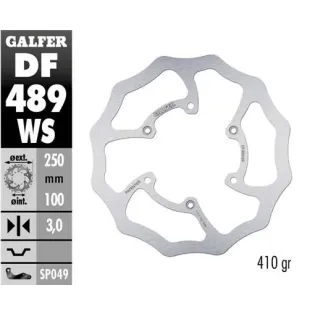 Disco freno moto moto Galfer Wave fijo 250x3mm DF4