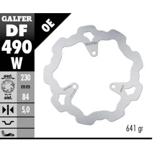 Disco freno moto Galfer Wave fijo 230x5mm DF490W