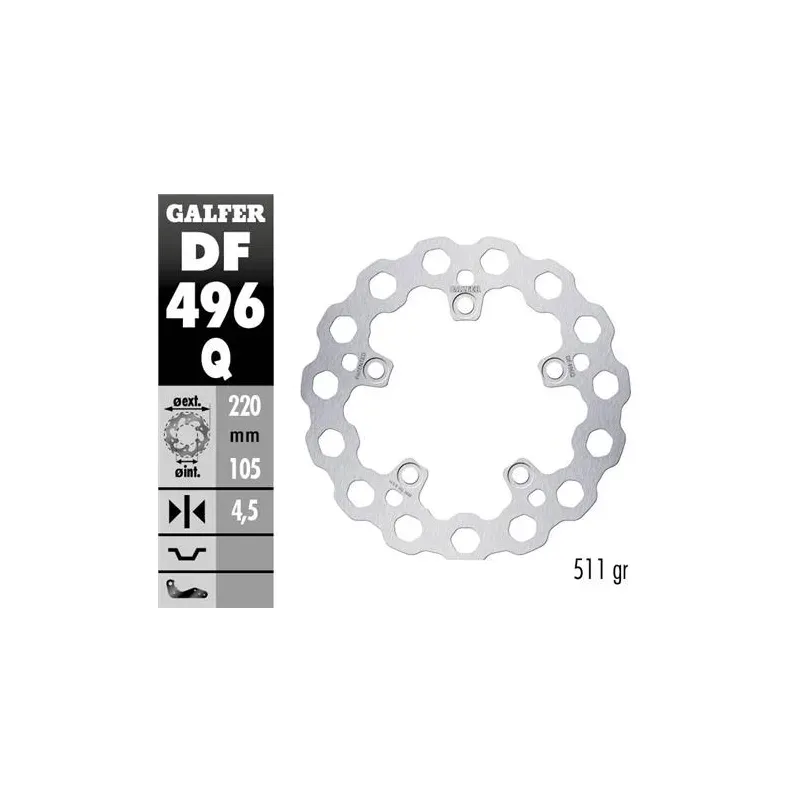 Disco freno moto moto fijo Galfer Qubic 220x4.5mm