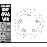 DISCO DE FRENO WAVE DF496WR