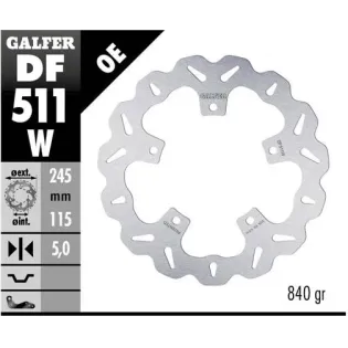 Disco freno moto Galfer Wave fijo 245x5mm DF511W