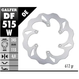 Disco freno moto Galfer Wave fijo 245x4mm DF515W