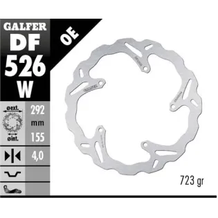 Disco freno moto Galfer Wave fijo 292x4mm DF526W