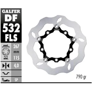 Disco freno moto Galfer Wave flotante 267x4mm DF53