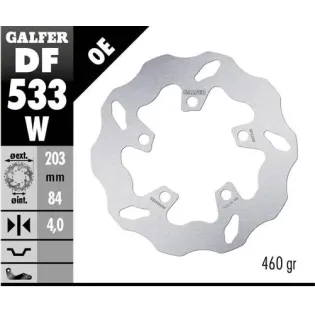 Disco freno moto Galfer Wave fijo 203x4mm DF533W