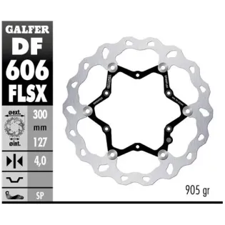 Disco freno moto Galfer Wave flotante  DF606FLSX