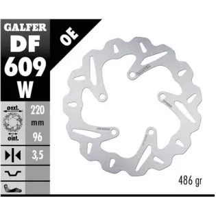 Disco freno moto Galfer Wave fijo 220x3mm DF609W