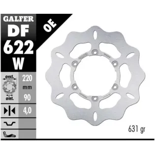 Disco freno moto Galfer Wave fijo 220x4mm DF622W