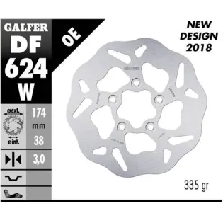 Disco freno moto Galfer Wave fijo 174x3mm DF624W