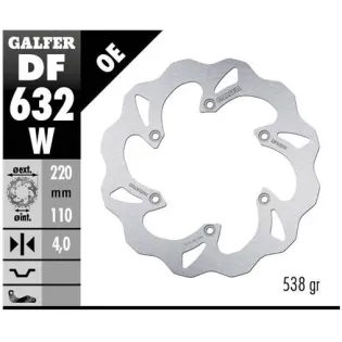 Disco freno moto Galfer Wave fijo 220x4mm DF632W