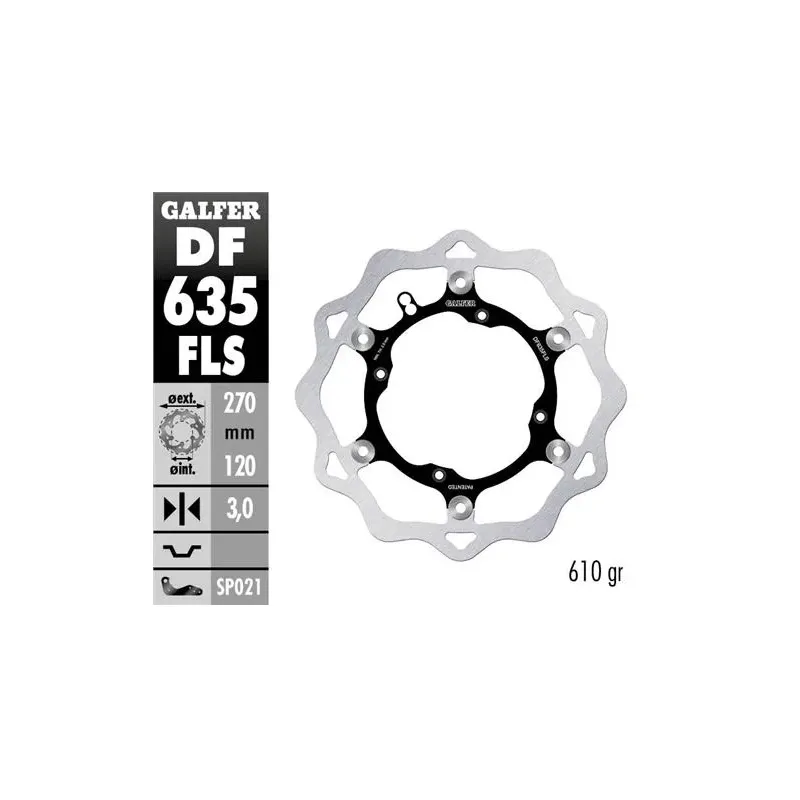 Disco freno moto Galfer Wave flotante 270x3mm DF63