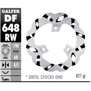 Disco freno moto Galder Wave fijo 190X4mm DF648RW