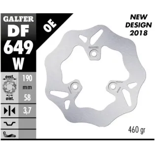 Disco freno moto Galfer Wave fijo 190x3.8mm DF649W
