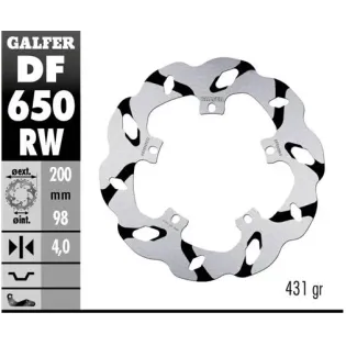 Disco freno moto Galder Wave fijo 200X4mm DF650RW